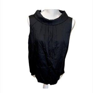 Talbots Sleeveless Black  Petite Blouse